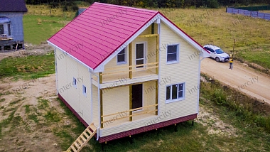 Каркасный дом из деревянных двутавровых балок технология I-STRONG