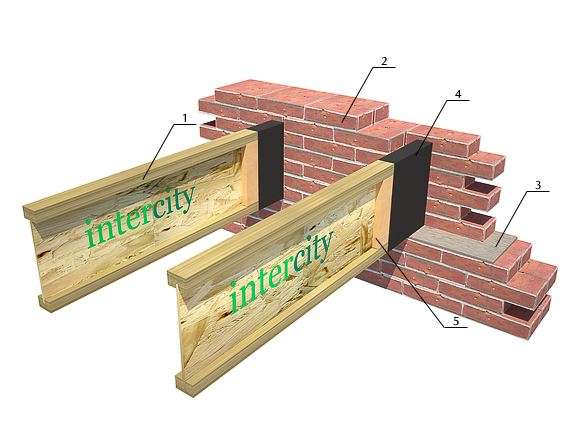 Основные варианты домов с кирпичными стенами и бетонными перекрытиями