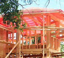 стропильная система четырехскатной крыши