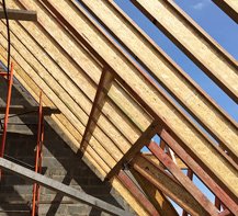 стропильная система двухскатной крыши