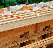 балки перекрытия в брусовом доме